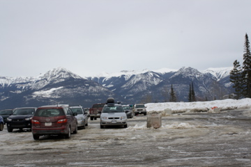 View from the empty parking lot